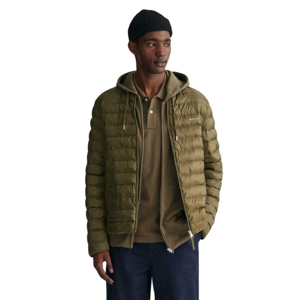 Gant Mens Regular Bomber Jacket / Green